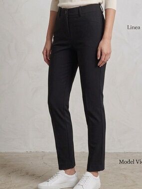 Slim Black Women's Pants - Classic Stretch Trousers